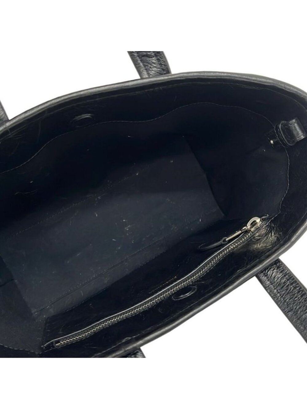 Balenciaga Handbag Barbes Small Black Leather - Picture 7 of 11